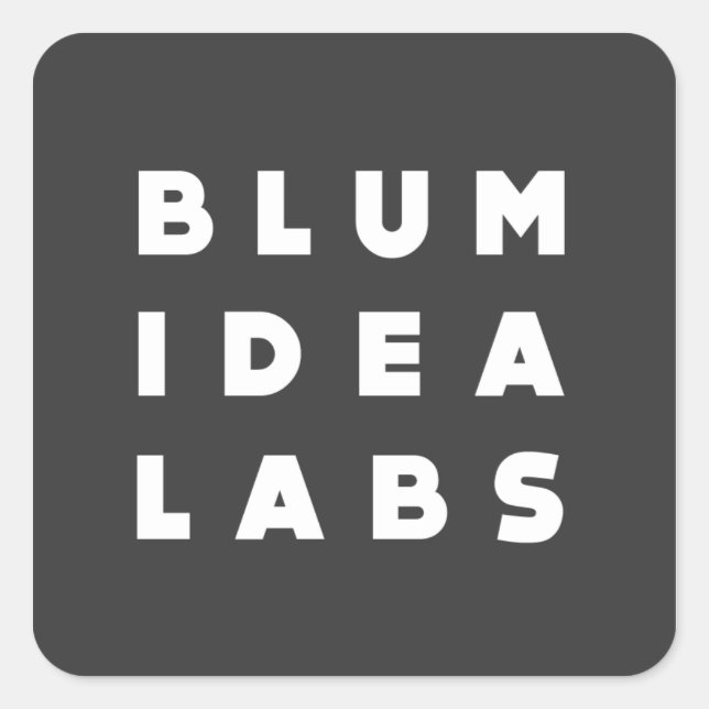 Blum Idea Labs Stickers (Front)