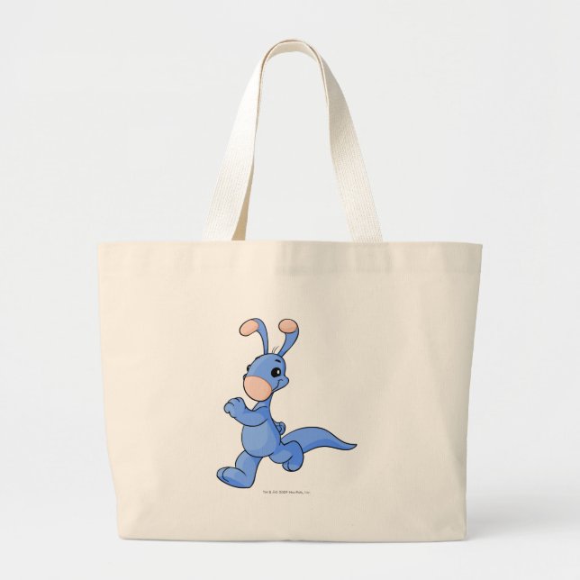 Blumaroo Blue Large Tote Bag (Front)
