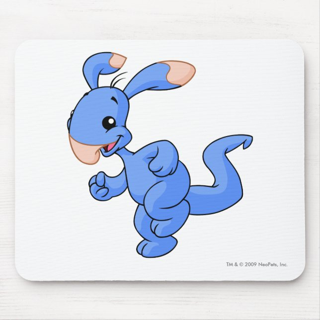 Blumaroo Blue Mouse Mat (Front)