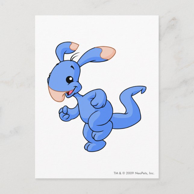 Blumaroo Blue Postcard (Front)