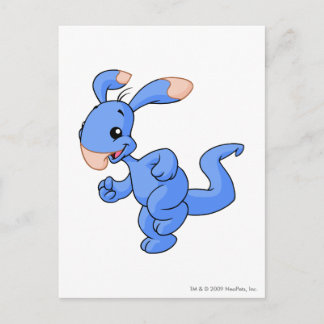 Blumaroo Blue Postcard