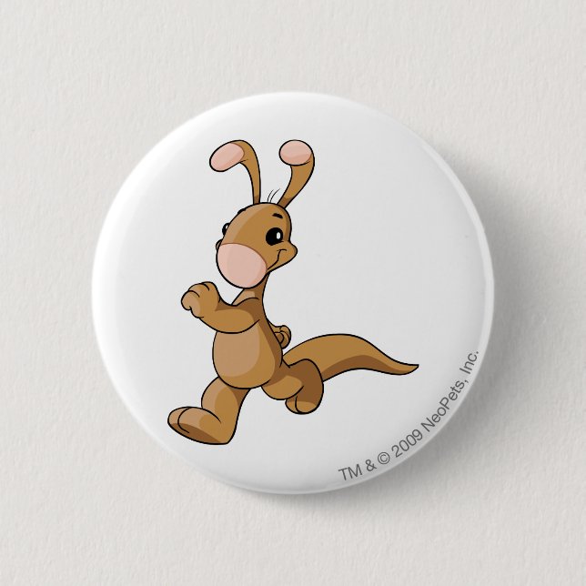 Blumaroo Brown 6 Cm Round Badge (Front)