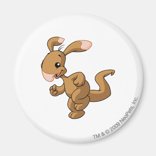 Blumaroo Brown Magnet (Front)