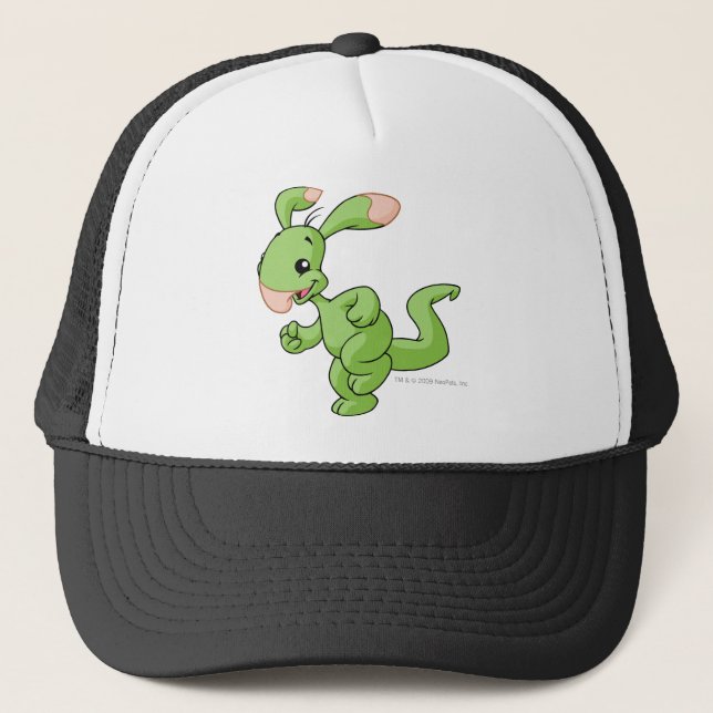 Blumaroo Green Trucker Hat (Front)