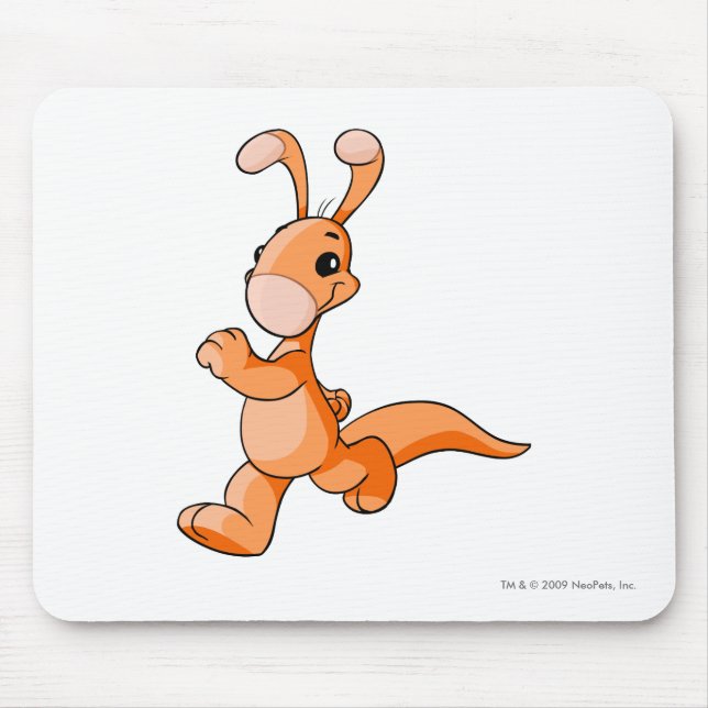 Blumaroo Orange Mouse Mat (Front)