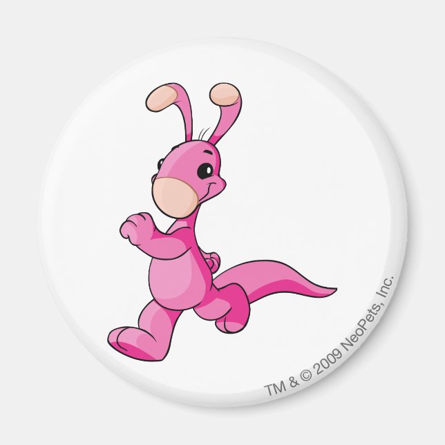 Blumaroo Pink Magnet (Front)