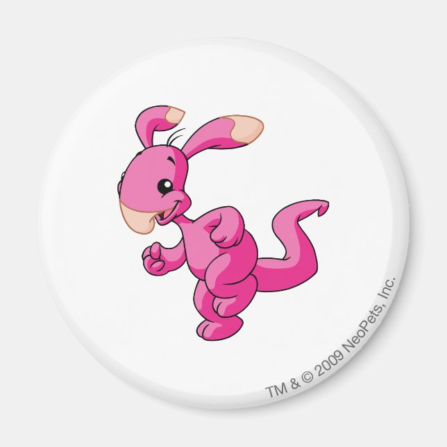 Blumaroo Pink Magnet (Front)