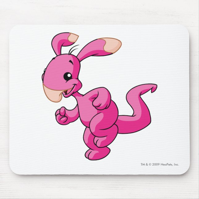Blumaroo Pink Mouse Mat (Front)