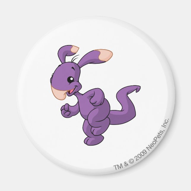 Blumaroo Purple Magnet (Front)
