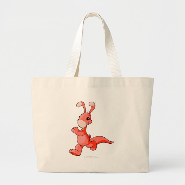 Blumaroo Red Large Tote Bag (Front)