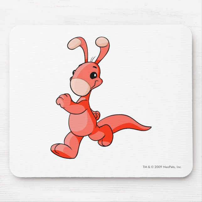 Blumaroo Red Mouse Mat (Front)