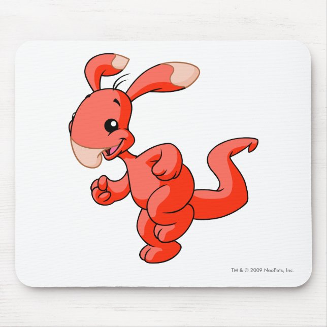 Blumaroo Red Mouse Mat (Front)
