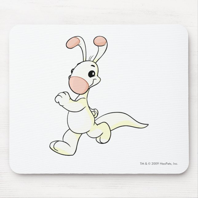 Blumaroo White Mouse Mat (Front)