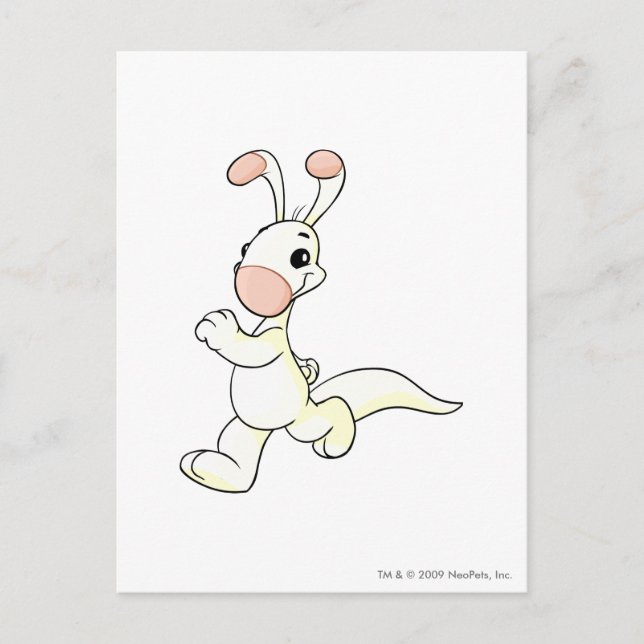 Blumaroo White Postcard (Front)