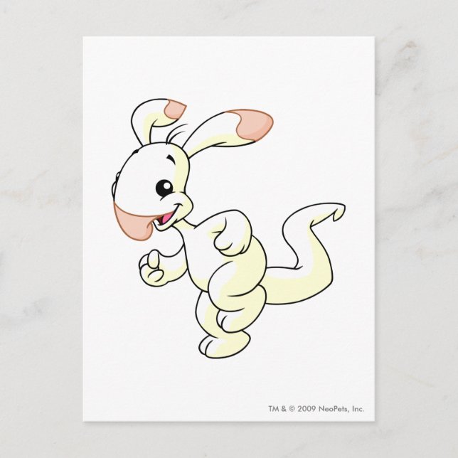 Blumaroo White Postcard (Front)
