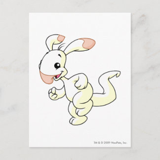 Blumaroo White Postcard