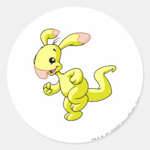 Blumaroo Yellow Classic Round Sticker