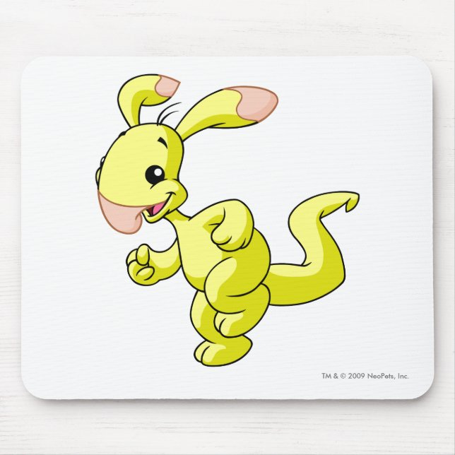 Blumaroo Yellow Mouse Mat (Front)