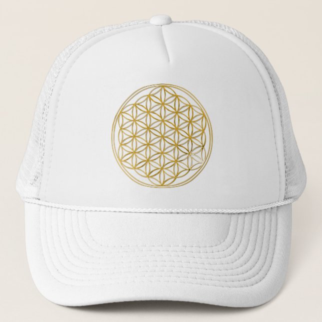Blume des Lebens | klein Trucker Hat (Front)