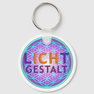 Blume Des Lebens Lichtgestalt Key Ring