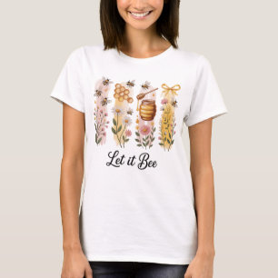 Blumen, Honig & Bienen T-Shirt