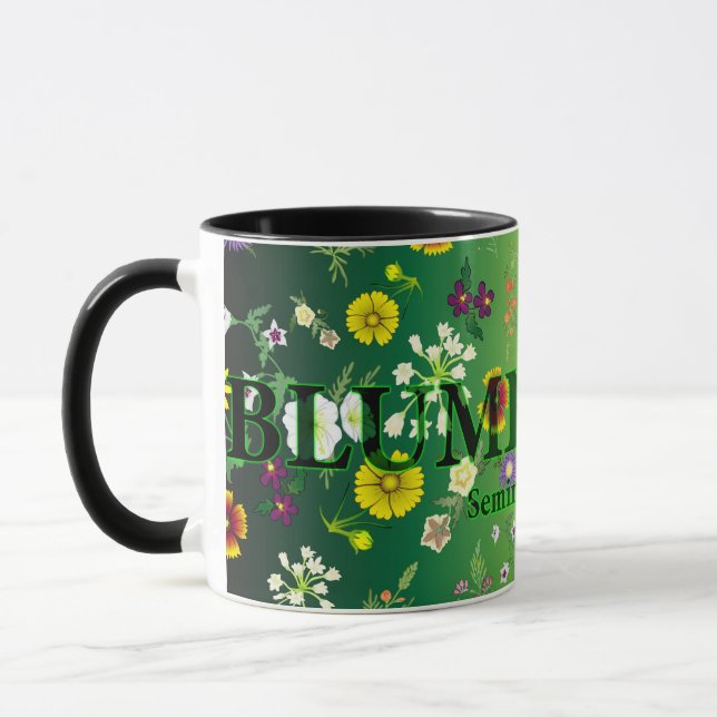 Blumenflor Two Tone Mug by Gattacho (Left)