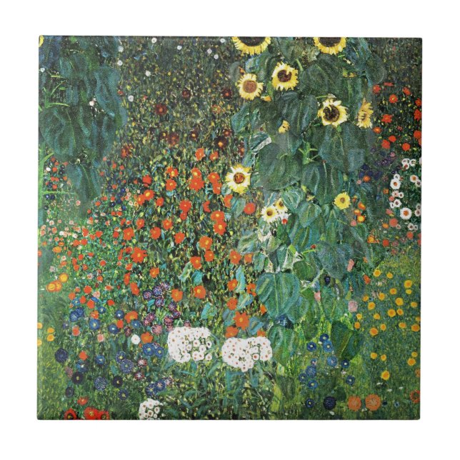 Blumengarten Sunflower Garden Tile (Front)