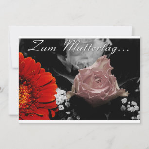 Blumenkarte zum Muttertag