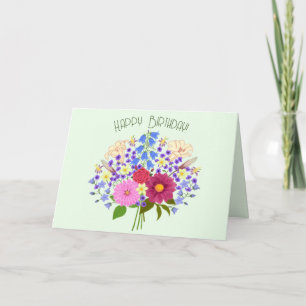 Blumenstrauss Folded Geeting Card