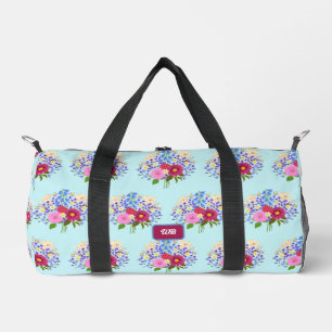 Blumenstrauss Light Blue Duffel Bag