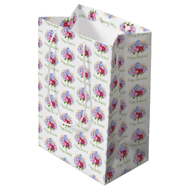 Blumenstrauss Medium Gift Bag (Back Angled)