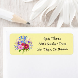 Blumenstrauss Return Address Labels