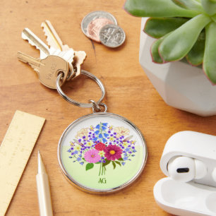 Blumenstrauss Yellow and White Key Ring