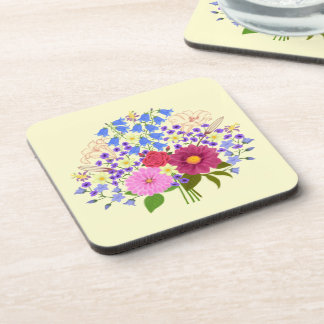 Blumenstrauss Yellow Plastic Coaster