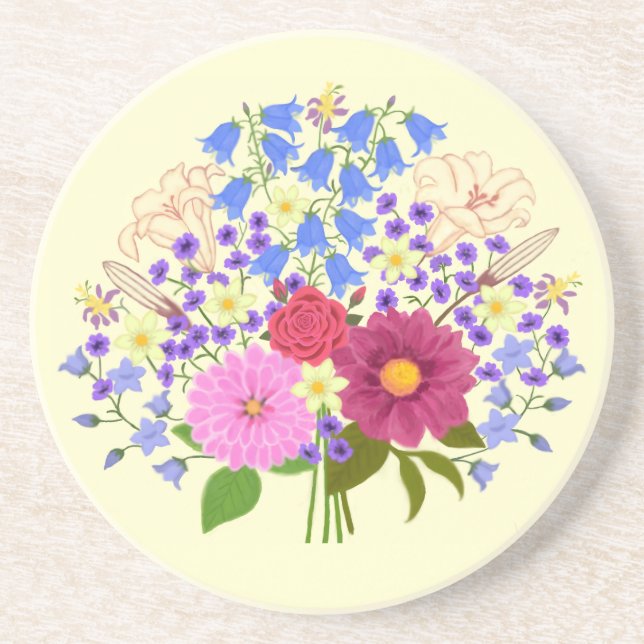 Blumenstrauss Yellow Stone Coaster (Front)