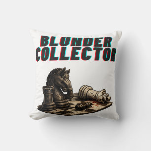 Blunder Collector Funny Chess Player Cushion