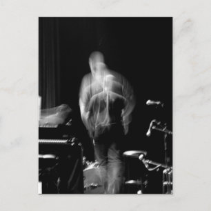 Blur and Movement on stage Jazz Show Postcard