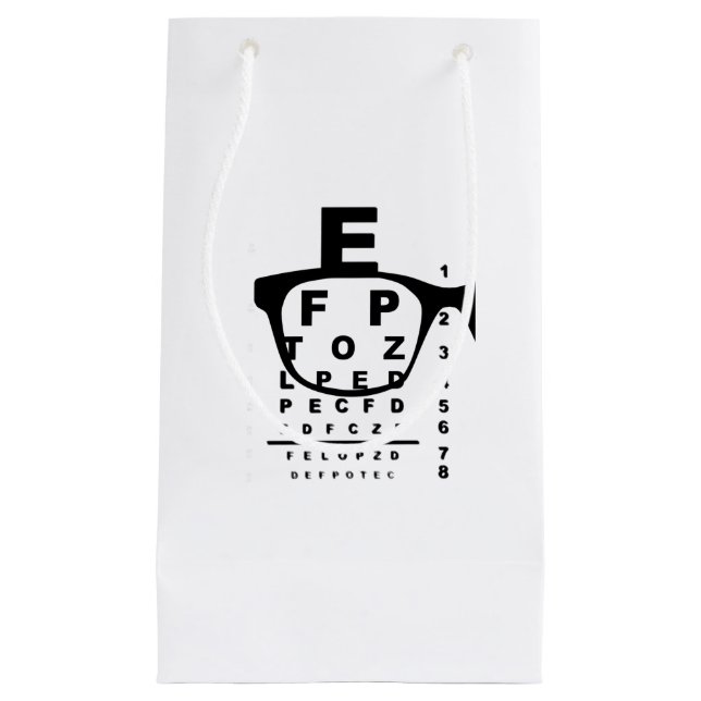 Blurr Eye Test Chart Small Gift Bag (Front)