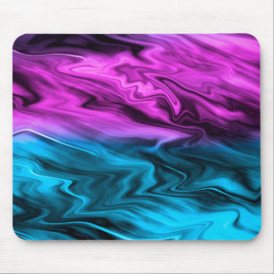 Blurred background fashionable crimson and blue  mouse mat