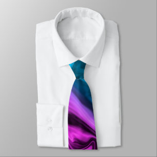 Blurred background fashionable crimson and blue tie