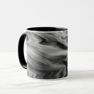 Blurred background fashionable mug