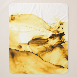 Blurred background. Night city lights blur. Retro Sherpa Blanket