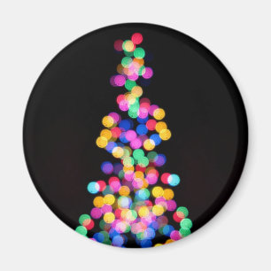 Blurred Christmas Lights Magnet