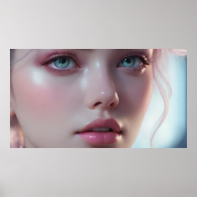 Blurred Girl Portrait 5 Poster (Front)