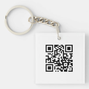 Blurred Grey Background Custom Logo Business Key Ring