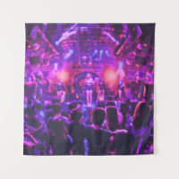 Blurred of club party in pastel color style on sof