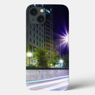 Blurred Traffic at Night iPhone 13 Case
