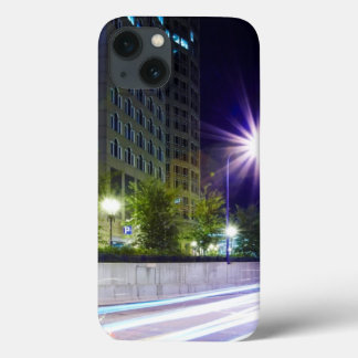 Blurred Traffic at Night iPhone 13 Case