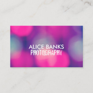Blurry Lights Business Cards