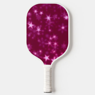 Blurry Stars pink Pickleball Paddle